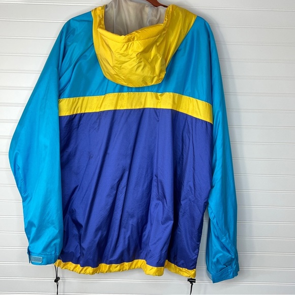 The North Face Vintage 80s Pullover Jacket Windbreaker Hooded Tri-Color Sz XL - Picture 9 of 9